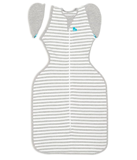 Love To Dream Grey Stripe Transition Swaddle