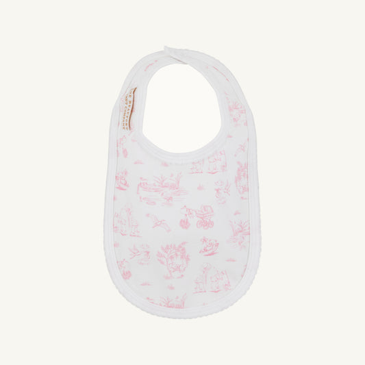 Burp Me Bib - Sir Propers Sweet Arrival (Hamptons Hot Pink)