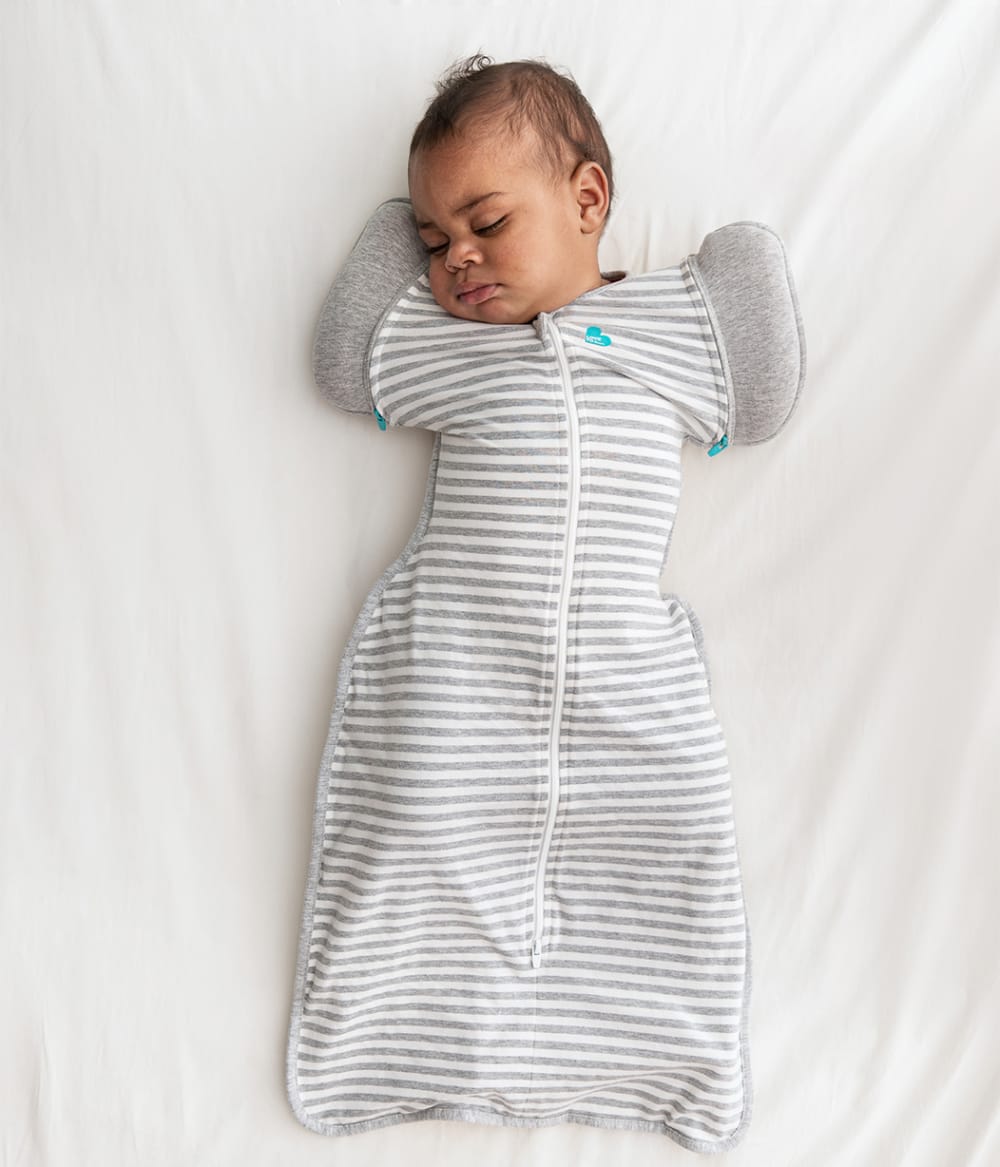 Love To Dream Grey Stripe Transition Swaddle