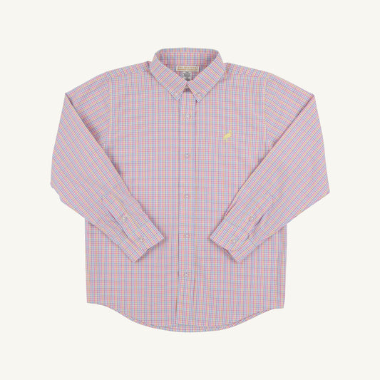 Dean's List Dress Shirt - Woodstock Park Plaid/Lake Worth Yellow