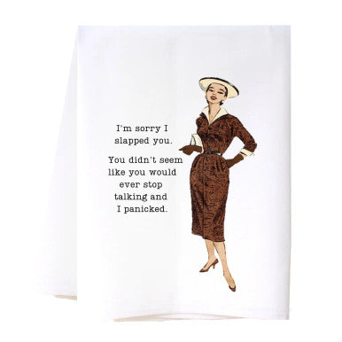 Snarky Flour Sack Tea Towel