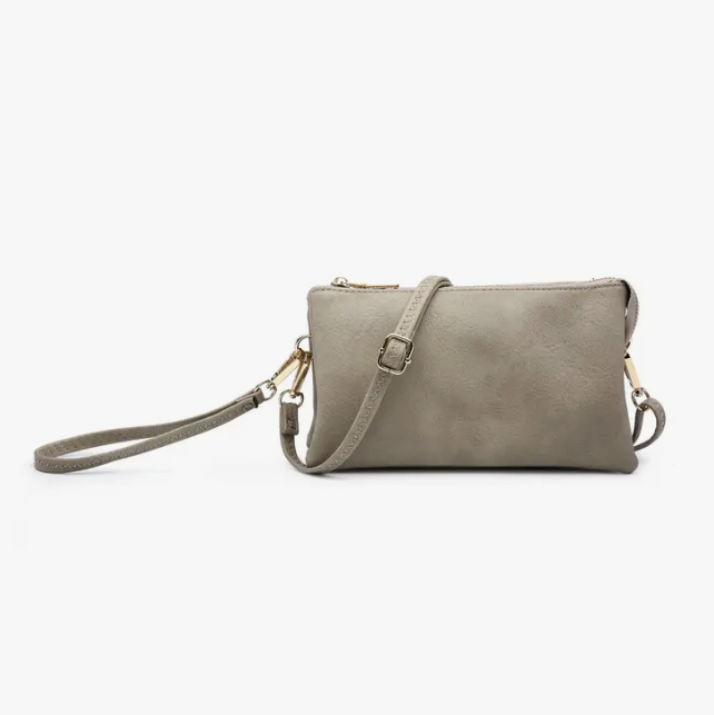 Riley 3 Compartment Crossbody/Wristlet