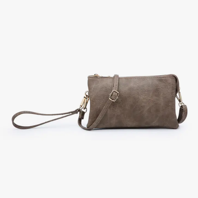 Riley 3 Compartment Crossbody/Wristlet