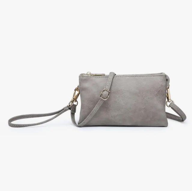 Riley 3 Compartment Crossbody/Wristlet