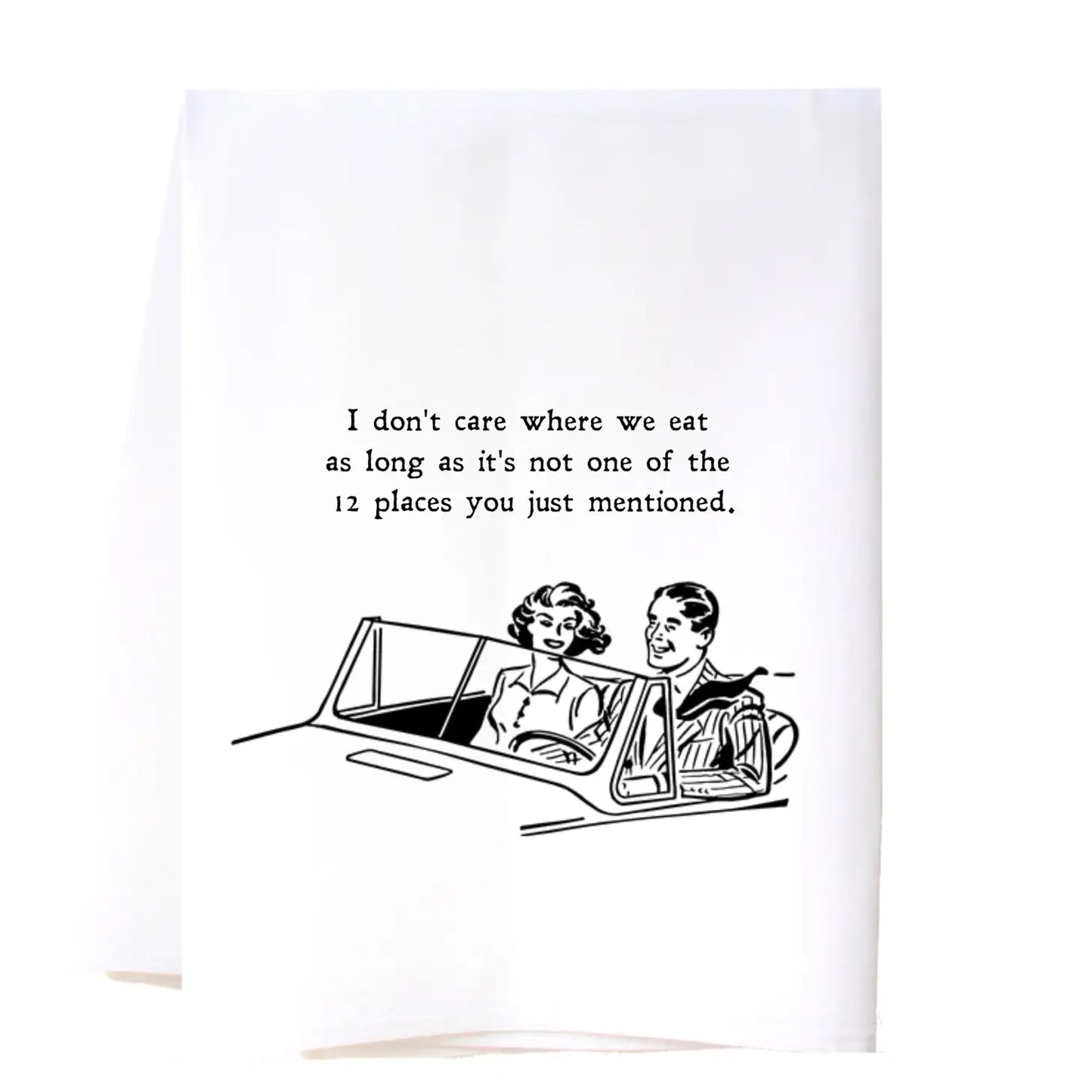 Snarky Flour Sack Tea Towel