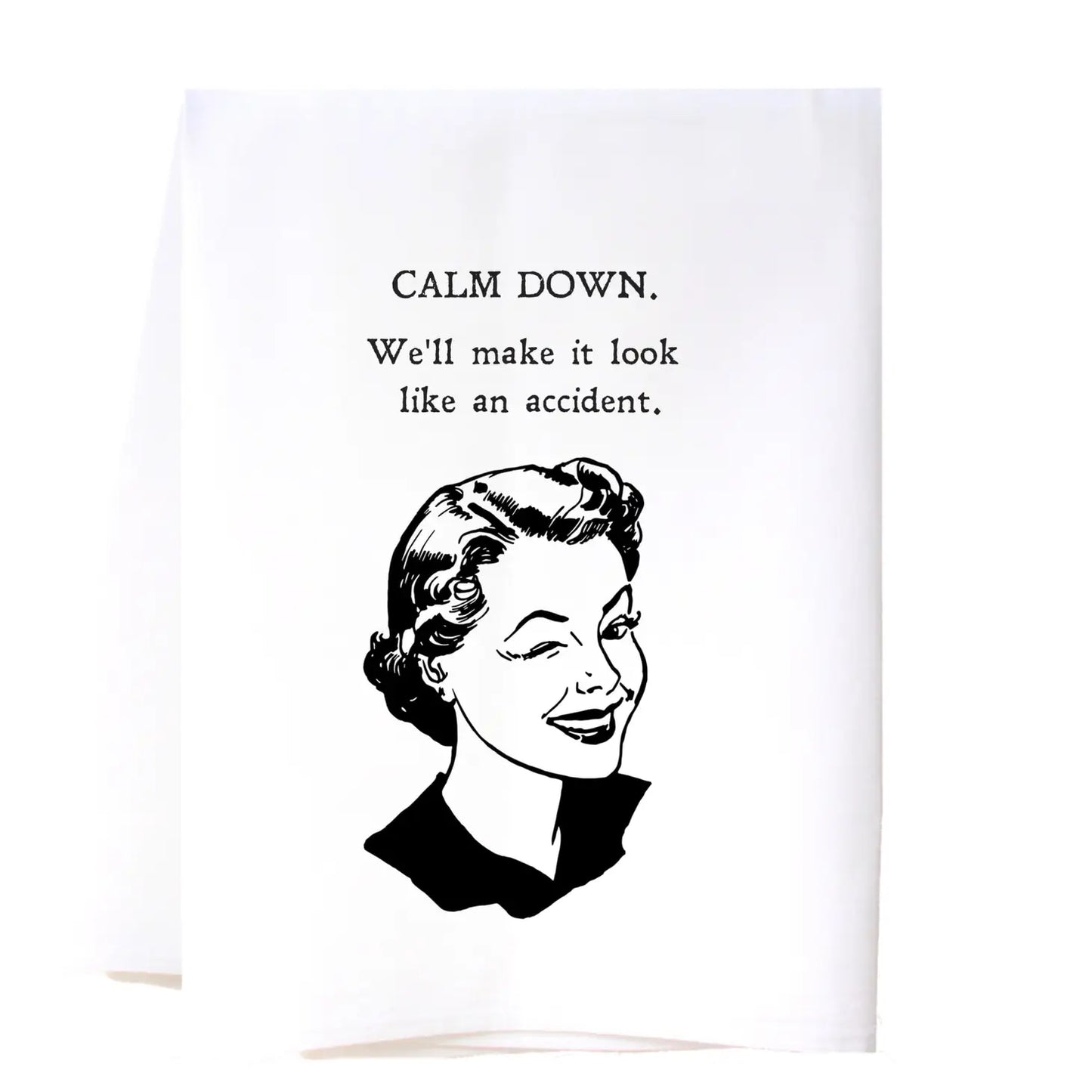 Snarky Flour Sack Tea Towel