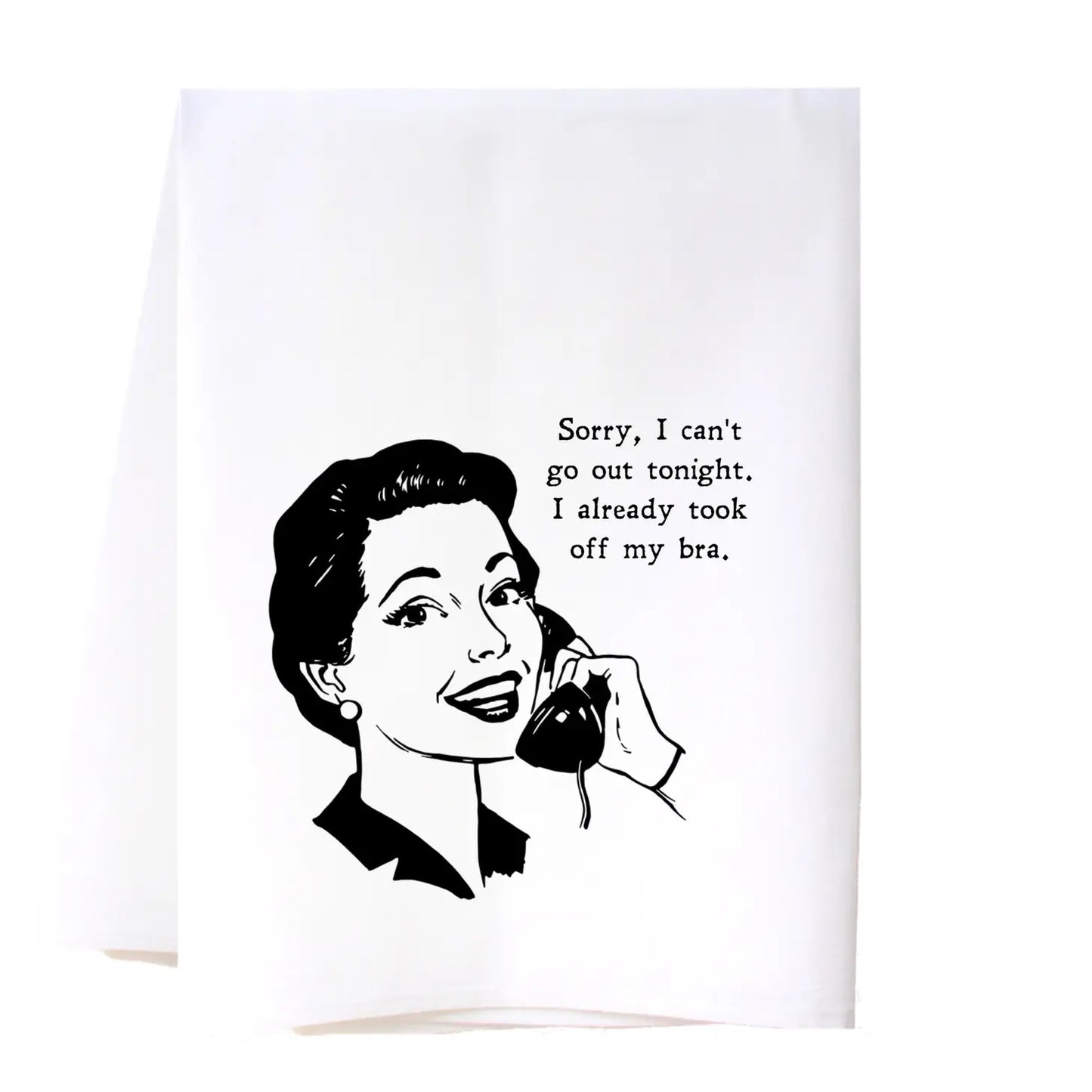 Snarky Flour Sack Tea Towel