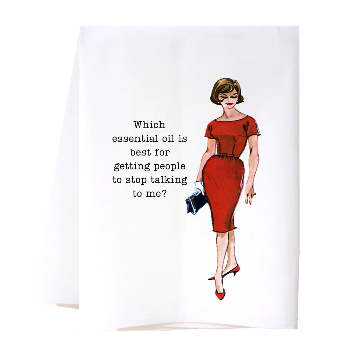 Snarky Flour Sack Tea Towel